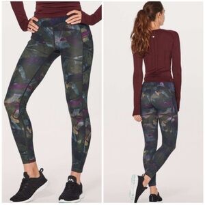 Lululemon Speed Up Tight 28” Full-On Luxtreme Aura Dark Chrome Multi Size 4